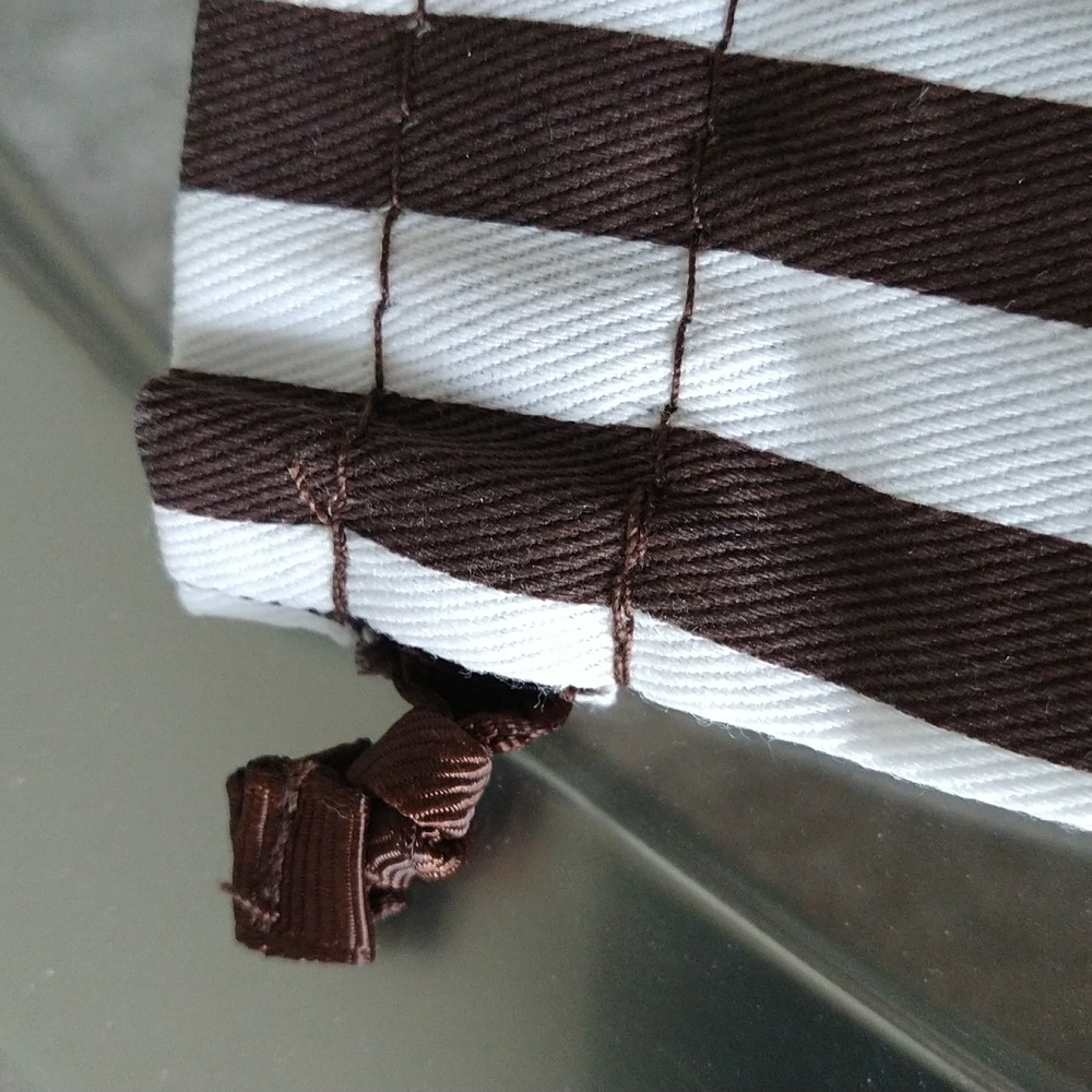 HENRI BENDEL DUST BAG Large Dark Brown And White Signature New!! - Picture 4 of 10